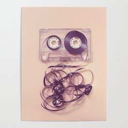 Messy cassette tape#1 Poster