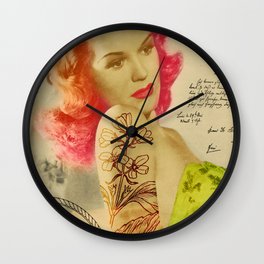 Rockabilly Dolly - Lauren Wall Clock