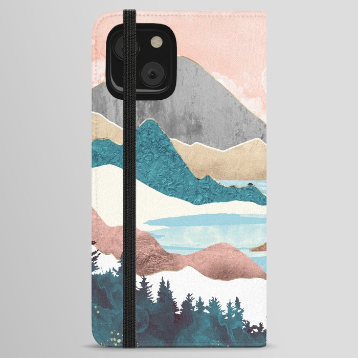 Lake Sunrise iPhone Wallet Case
