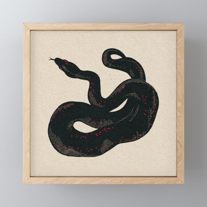 Serpent for Hani Framed Mini Art Print