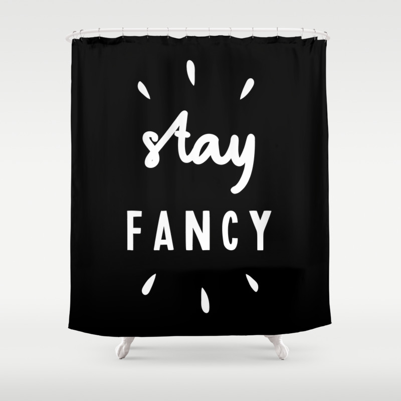 Stay Fancy Typography Wall Art Home Decor In Black And White Fancy Typography Wall Art Home Decor