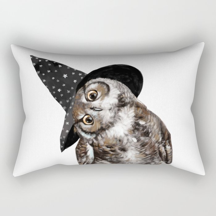Happy Halloween Owl Rectangular Pillow