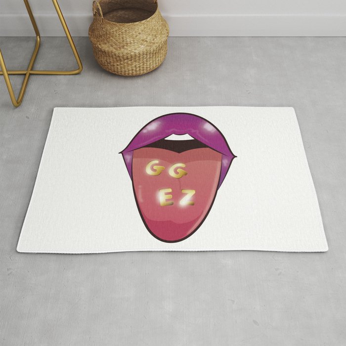 Gg Ez Qiyana True Damage Rug By Chatot Society6