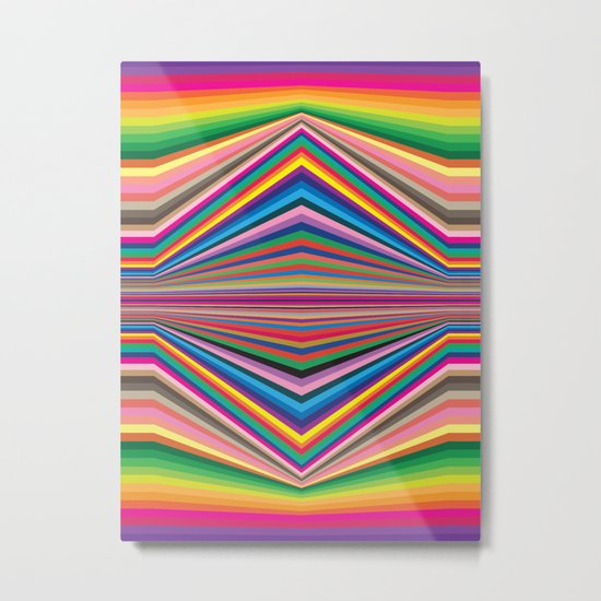 Colorful optic work Metal Print