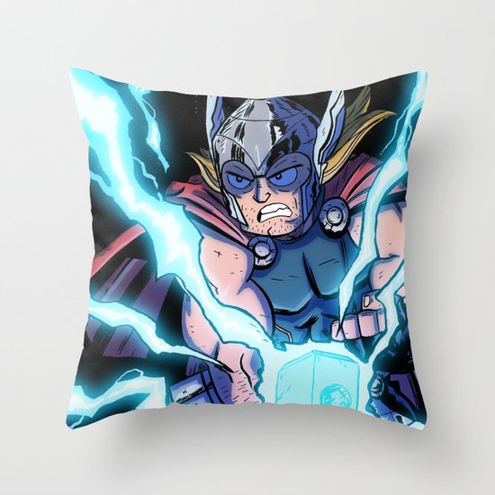 The Mighty THOR! Throw Pillow