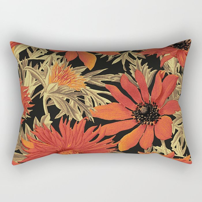 Vintage Garden 32B Rectangular Pillow