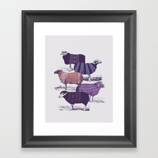 Cool Sweaters Framed Art Print