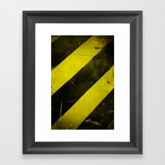 Warning II! Framed Art Print