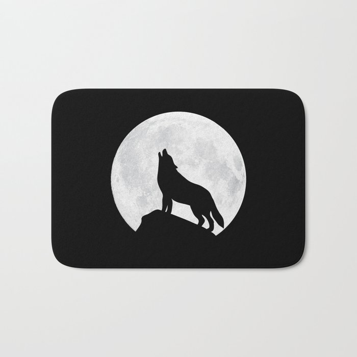 Howling Wolf - Moon Bath Mat