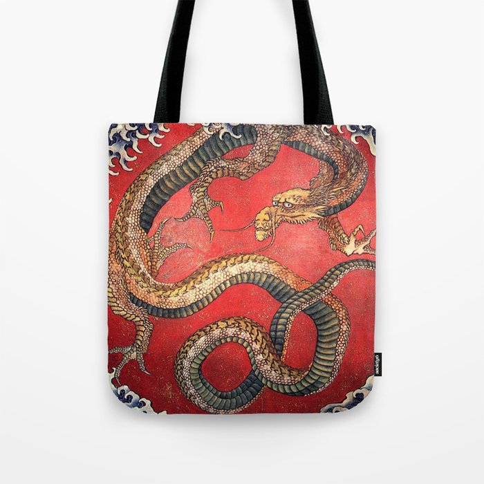 HOKUSAI DRAGON Tote Bag