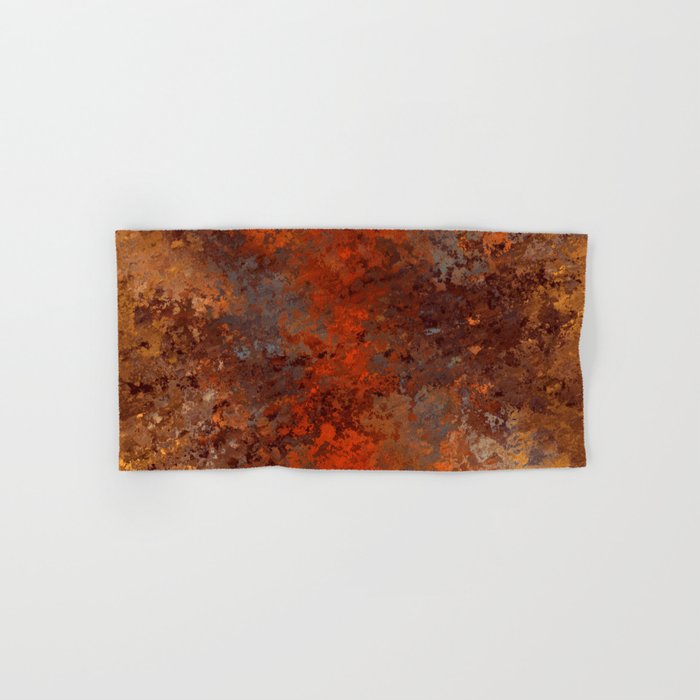Gold and Rust Hand & Bath Towel