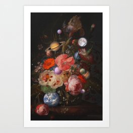 Bouquet of Planets Art Print