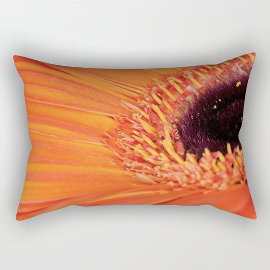 Its bloomin' orange Rectangular Pillow