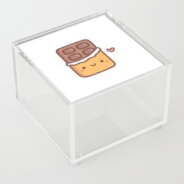 Cute Chocolate Bar Doodle Acrylic Box