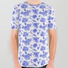 Chinoiserie Floral All Over Graphic Tee