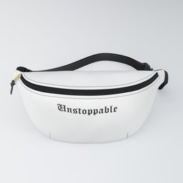 Unstoppable Fighter Boxer MMA Alpha Workout Design Fanny Pack