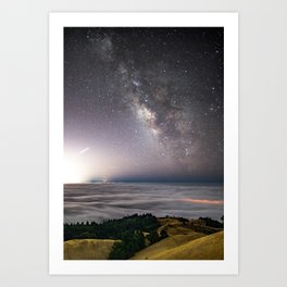 Milky Skies Over San Francisco Art Print