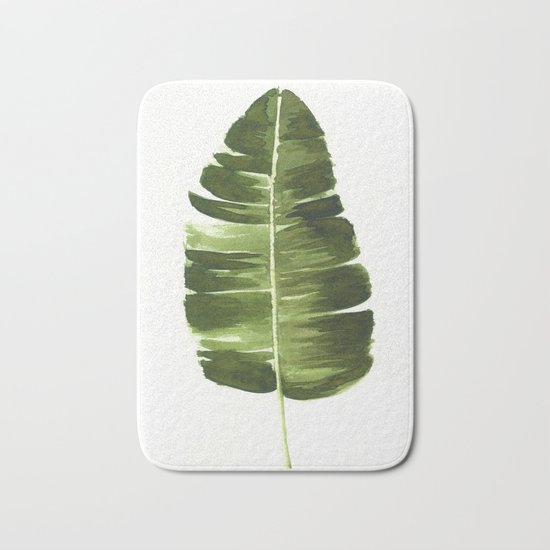 Nature leaves II Bath Mat