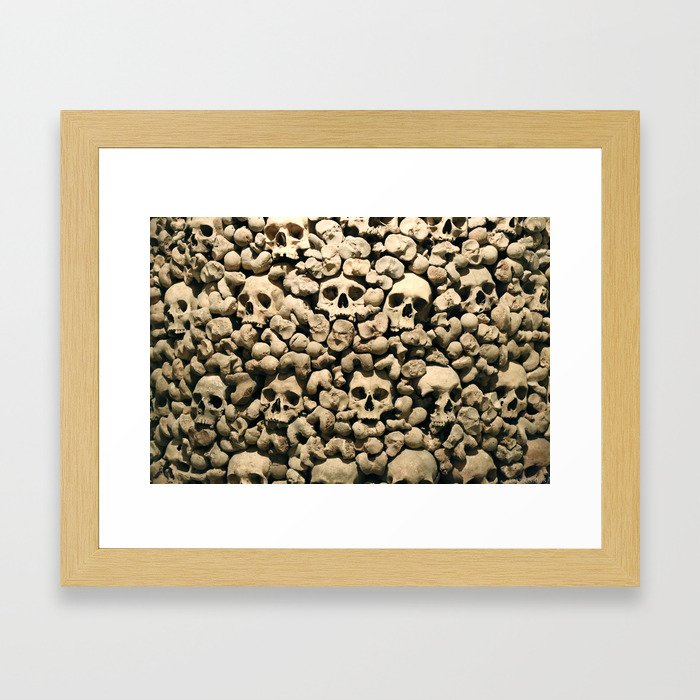 Wall of Remains Framed Art Print