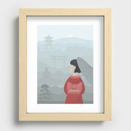 Japan Recessed Framed Print