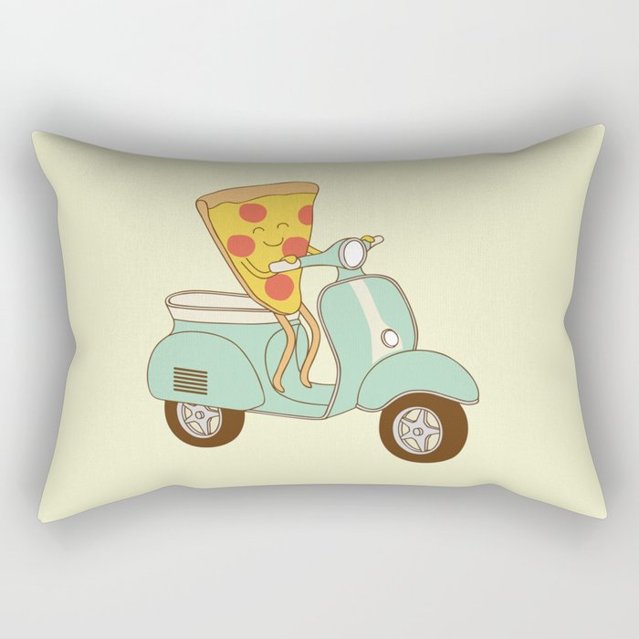 pizza delivery Rectangular Pillow