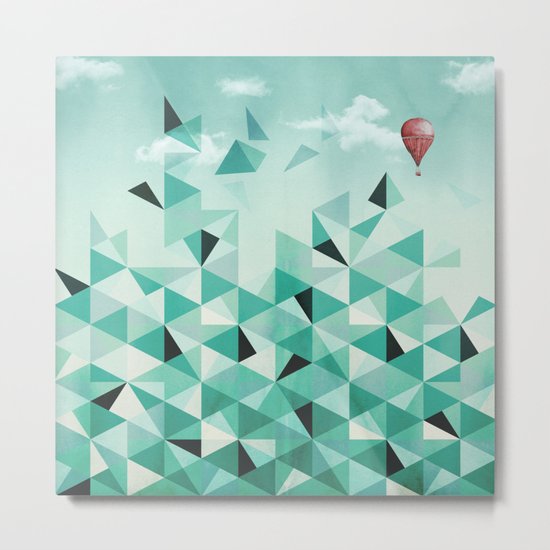 Emerald City (Blue Sky Version) Metal Print