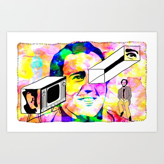 "Andy and His Grandmother" by Steven Fiche Art Print