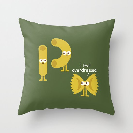 Pasta Party Throw Pillow