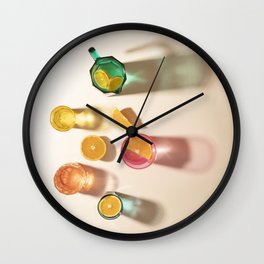 Orange water Wall Clock | Oranges, Crystal, Fruit, Orange, Jar, Curated, Photo, Vitamin, Slice, Digital 