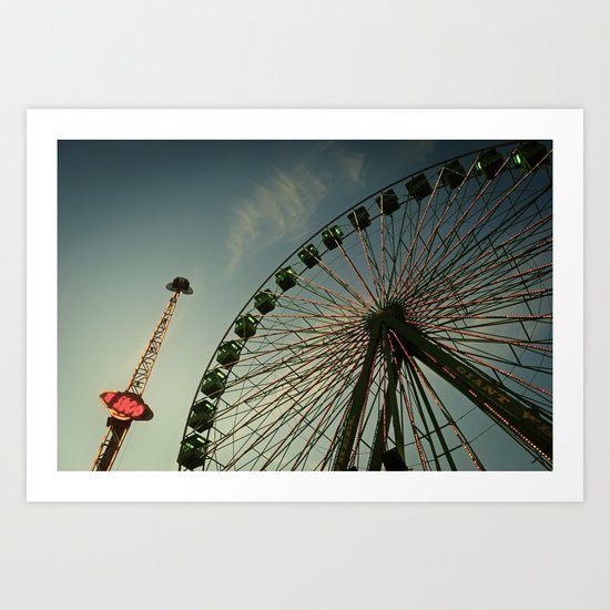 FERRIS WHEEL Art Print