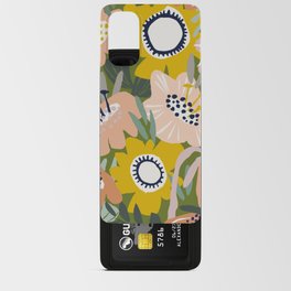 Cozy collection: mix and match happy florals Green love Android Card Case