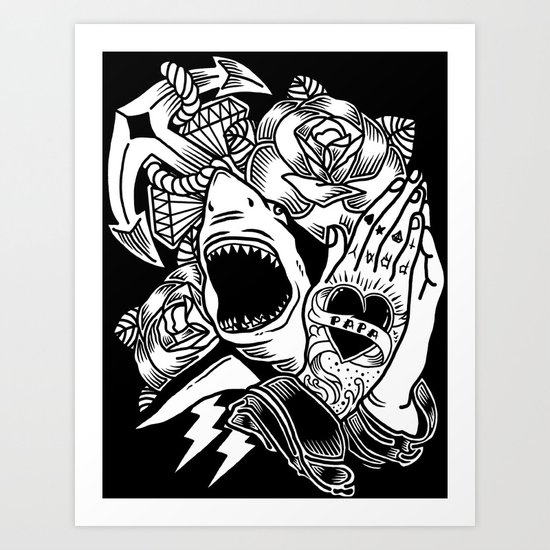 tattoo Art Print