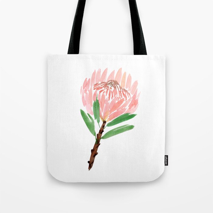 King Protea in Blush Pink Tote Bag