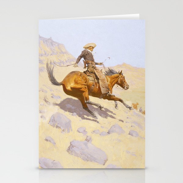 The Cowboy by Frederic Remington Stationery Cards
