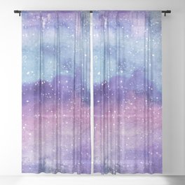 I Need Some Space Sheer Curtain