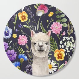 Wildflower Alpaca Cutting Board