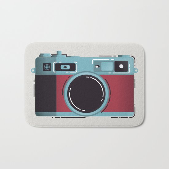 Little Yashica Camera Bath Mat