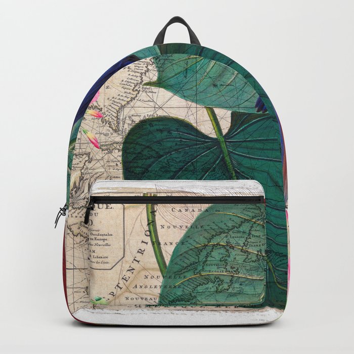 Tropical collage Backpack