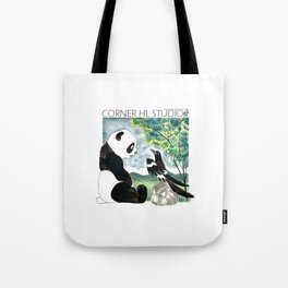Panda meets Magpie Tote Bag