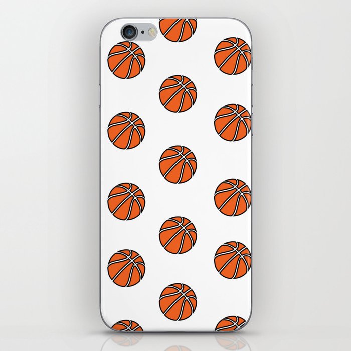 Basketball Lover Sports Fan Print Pattern iPhone Skin