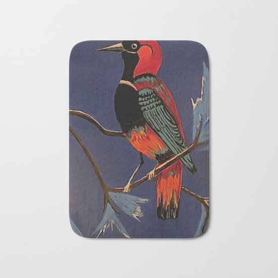 Bird On A Branch Bath Mat