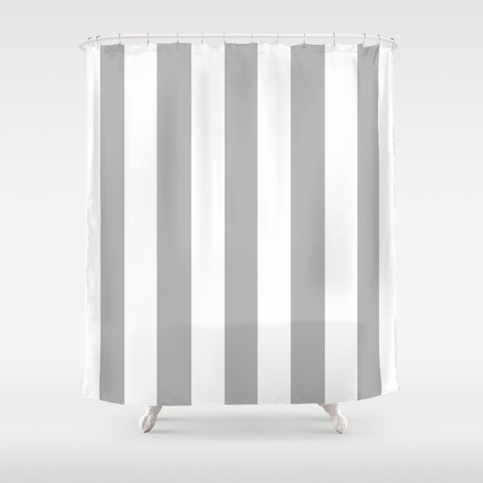 Philippine Silver Grey Solid Color White Vertical Lines
