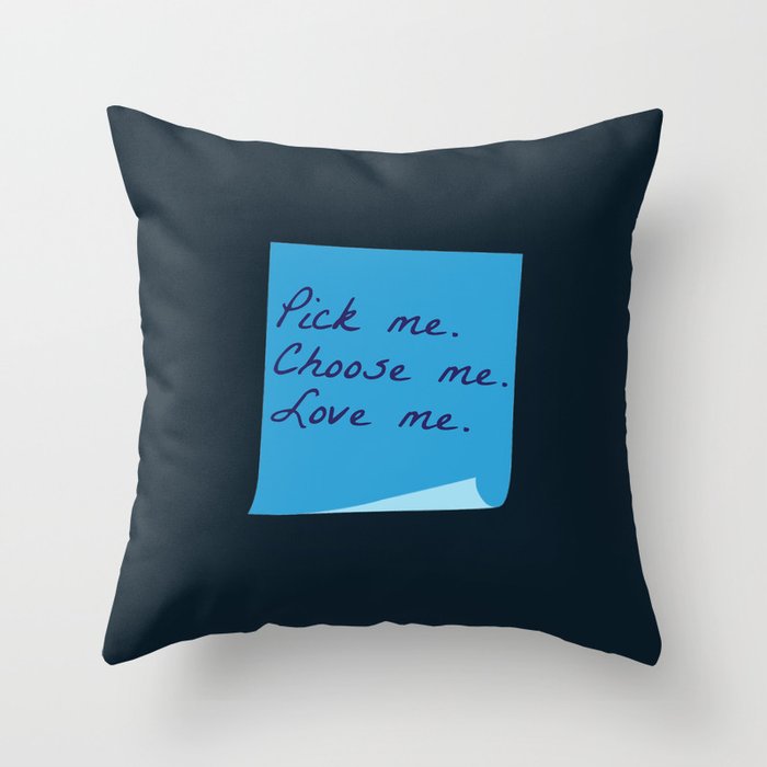 Pick Me. Choose Me. Love Me. (MerDer, Grey's Anatomy) Throw Pillow