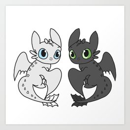 Night Fury Art Prints For Any Decor Style Society6
