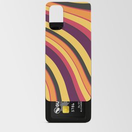 Liquid Retro Swirl Abstract Autumn Pattern Android Card Case