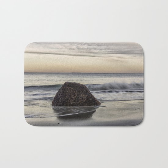 Waves at the beach Bath Mat