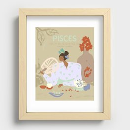 Pisces - The CEO of being generous and unpredictable  Recessed Framed Print