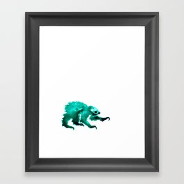 Super Sloth Framed Art Print