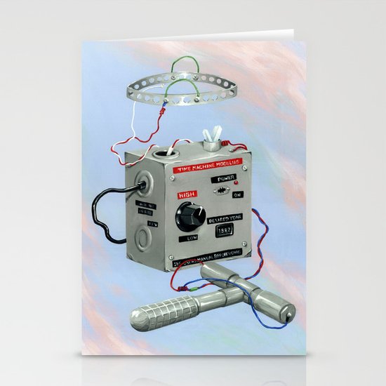 Uncle Rico's Time Machine Stationery Cards