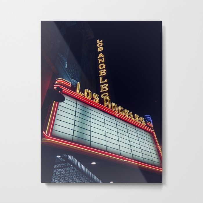 LET’S GO TO THE MOVIES Metal Print